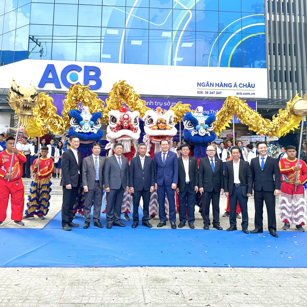ACB KHÁNH THÀNH TRỤ SỞ MỚI PHÒNG GIAO DỊCH SÓNG THẦN