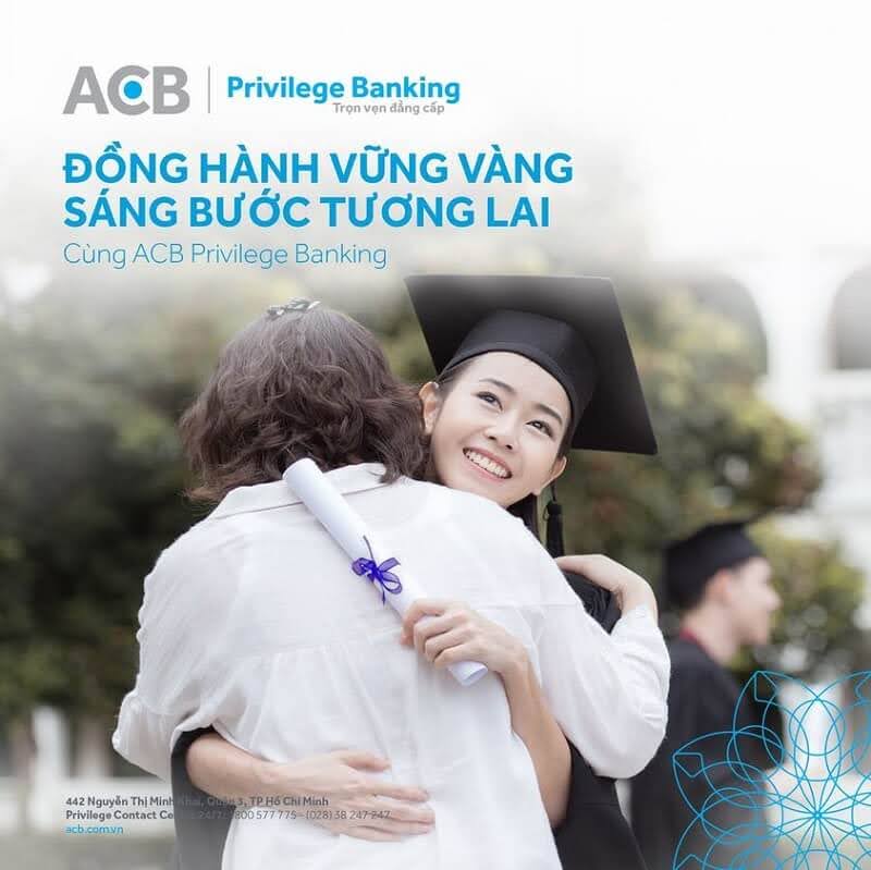  ACB Privilege đồng hành vững vàng cho tương lai du học