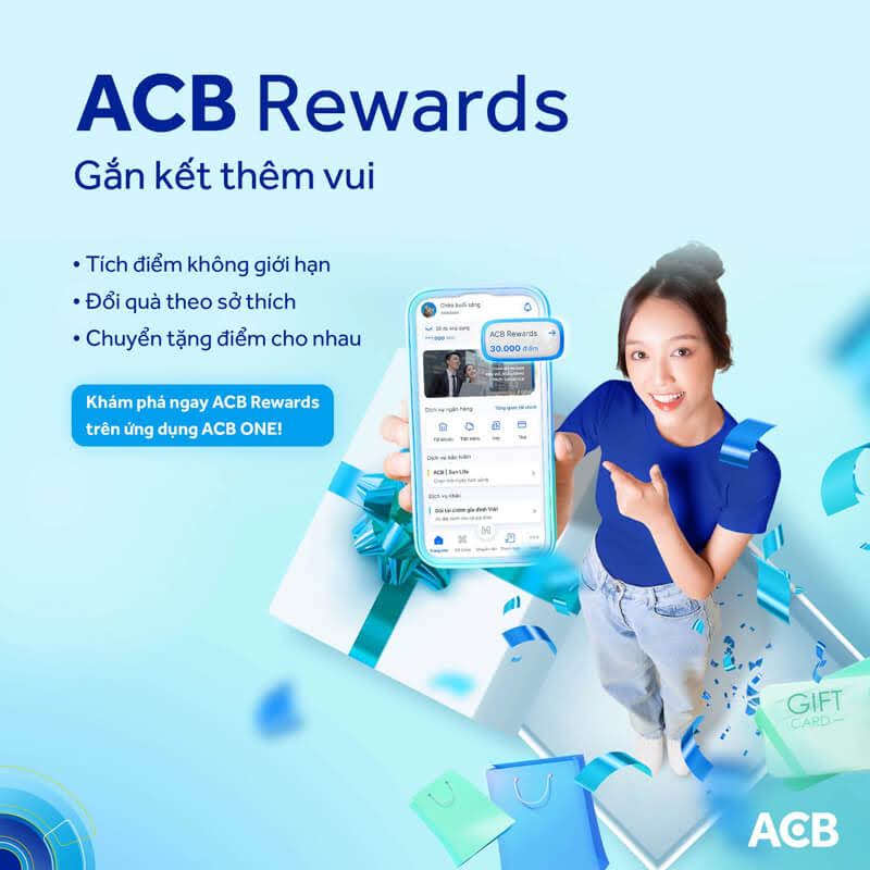 ACB Rewards là chương trình khách hàng thân thiết của ACB