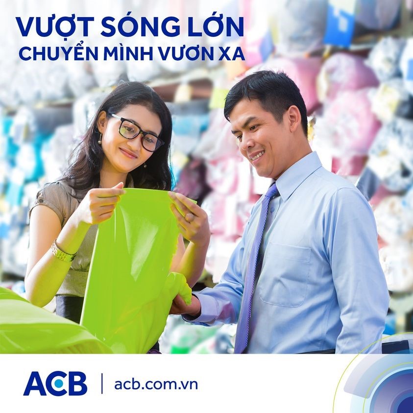 ACB tối ưu các thủ tục để vay kinh doanh cùng tiểu thương vượt sóng lớn