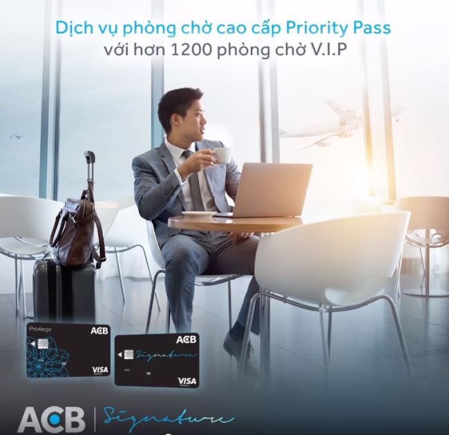 Các đặc quyền của tài khoản khách hàng Ưu tiên ACB Privilege Banking.