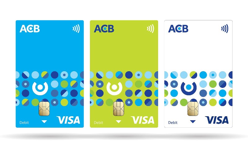 Các loại thẻ ghi nợ ACB Visa