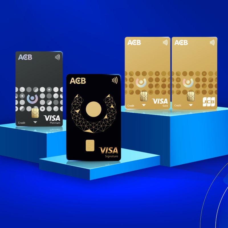 Các loại thẻ tín dụng ACB Visa