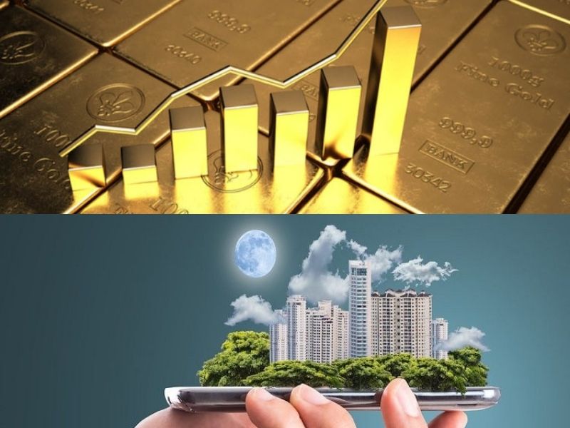 Đầu tư vàng hay bất động sản