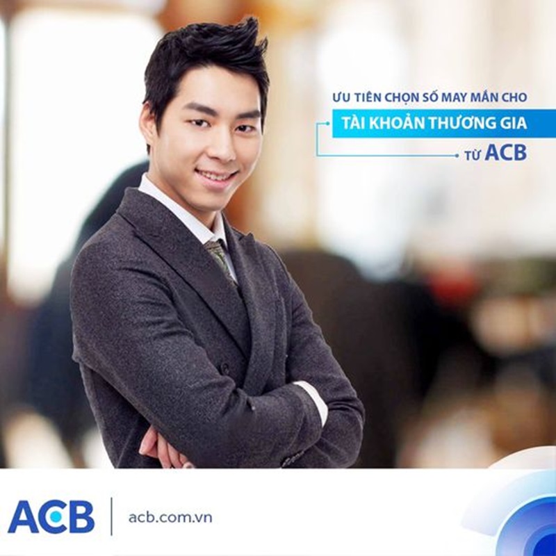 ACB ưu tiên chọn số may mắn cho tài khoản thương gia