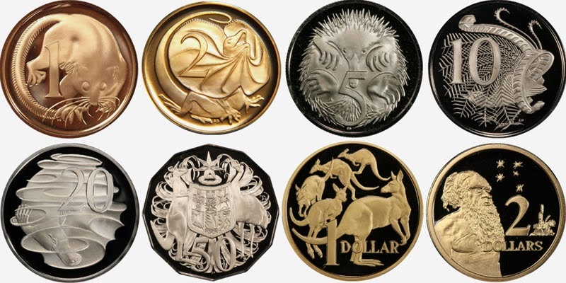 Mỗi đồng xu AUD được thiết kế đặc trưng riêng ẩn dấu nét văn hóa của Úc