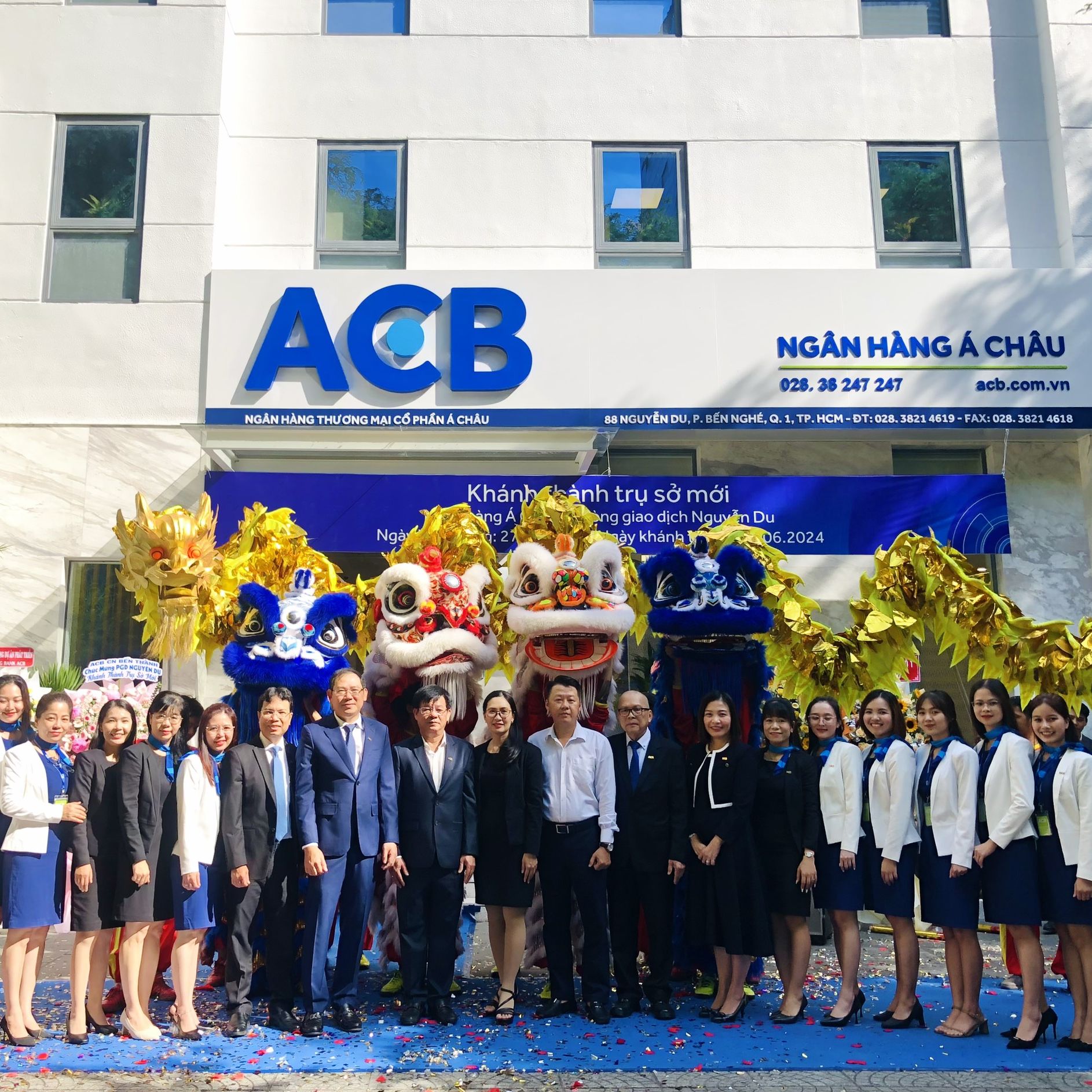 ACB KHÁNH THÀNH TRỤ SỞ MỚI PHÒNG GIAO DỊCH NGUYỄN DU