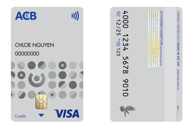 Thẻ tín dụng quốc tế ACB Visa Digi