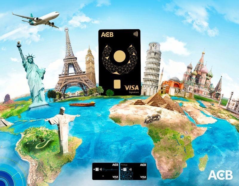 Thẻ ACB Visa Signature mang đến những trải nghiệm du lịch tuyệt vời