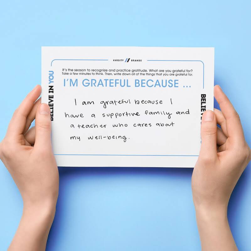 Viết ra những điều khiến bạn biết ơn